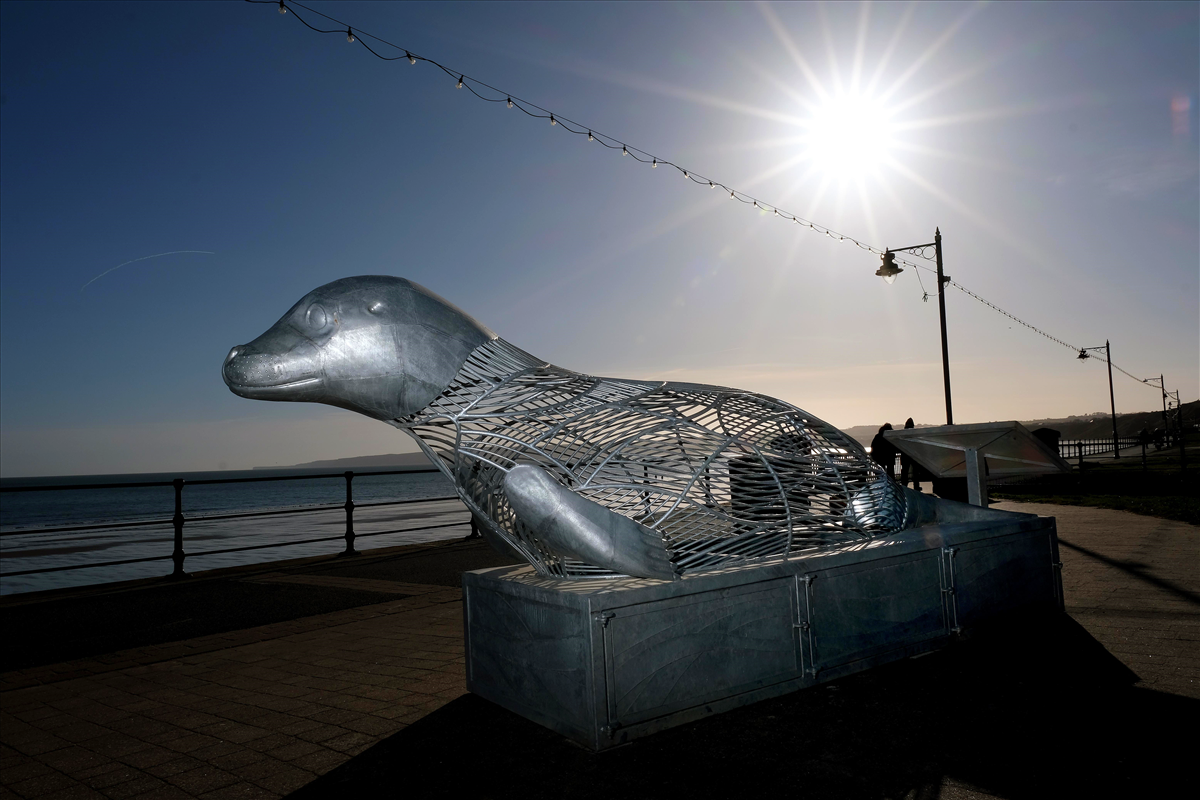 Bonzo the Recycling Seal! Filey